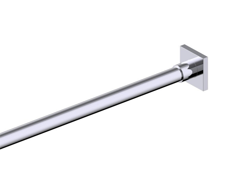 Kartners Shower Rods Straight - Square Ends 5'/6'