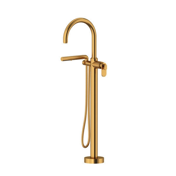 Riobel Arca™ Thermostatic Single Hole Floor Mount Tub Filler Trim