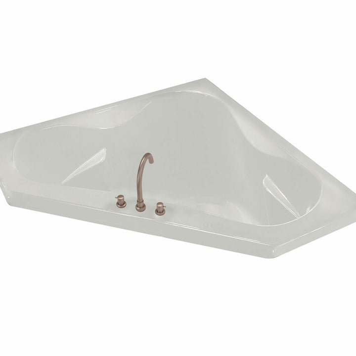 Maax Tryst 59 x 59 Acrylic Corner Center Drain Bathtub in White