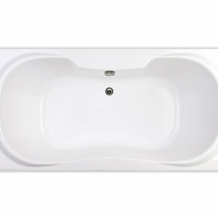 Maax Cambridge 72 x 36 Acrylic Drop-in Center Drain Bathtub in White