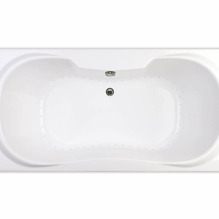 Maax Cambridge 72 x 36 Acrylic Drop-in Center Drain Bathtub in White