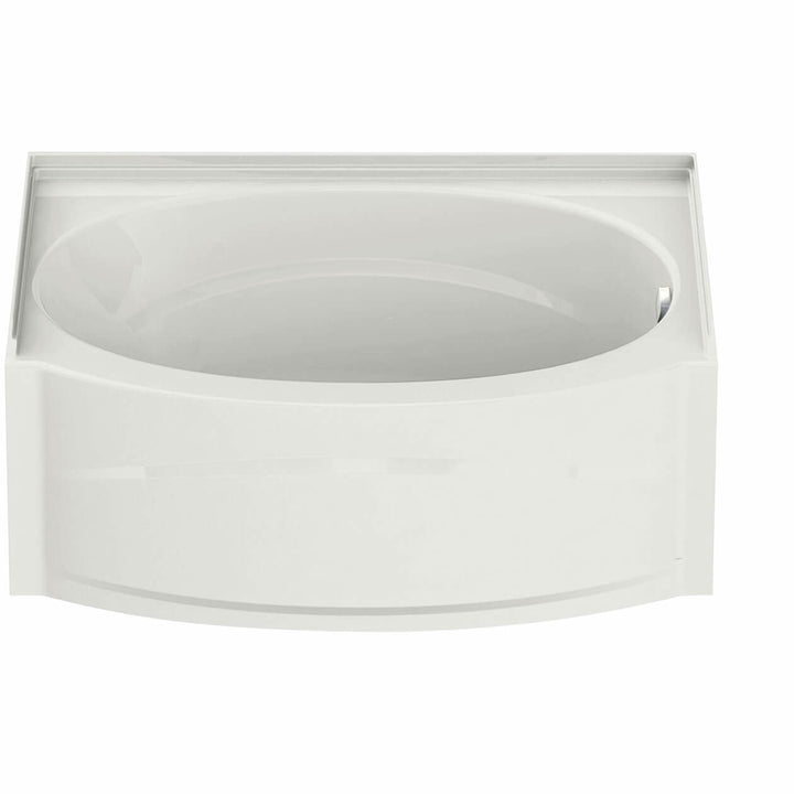 Maax Islander AFR - DTF Acrylic Alcove Left-Hand Drain Bathtub in White