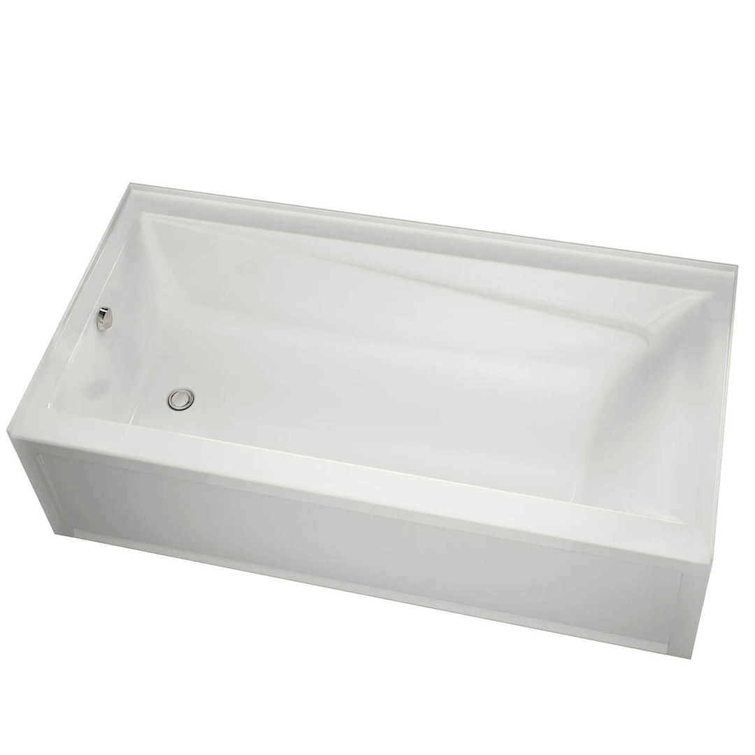 Maax New Town 6030 IFS Acrylic Alcove Left-Hand Drain Bathtub in White