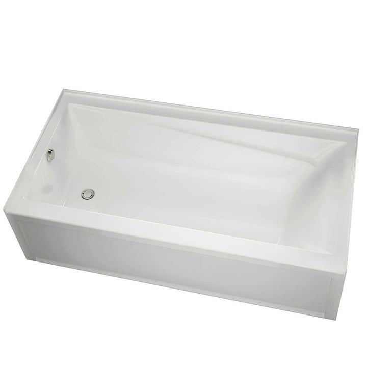 Maax New Town 6030 IFS Acrylic Alcove Left-Hand Drain Bathtub in White