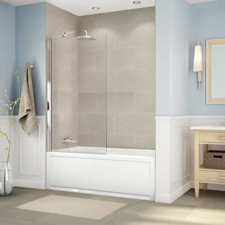 Maax New Town 6030 IFS Acrylic Alcove Left-Hand Drain Bathtub in White