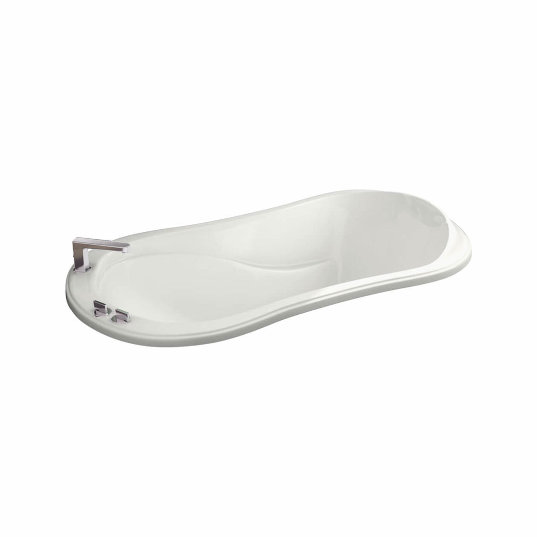 Maax Murmur 6034 Acrylic Drop-in End Drain Bathtub in White