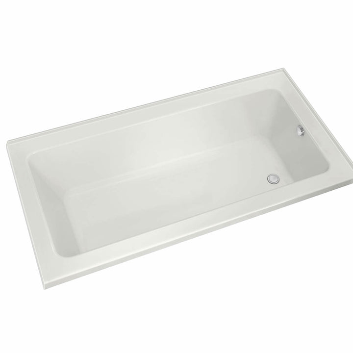 Maax Pose 6632 IF Acrylic Corner Right Left-Hand Drain Bathtub in White