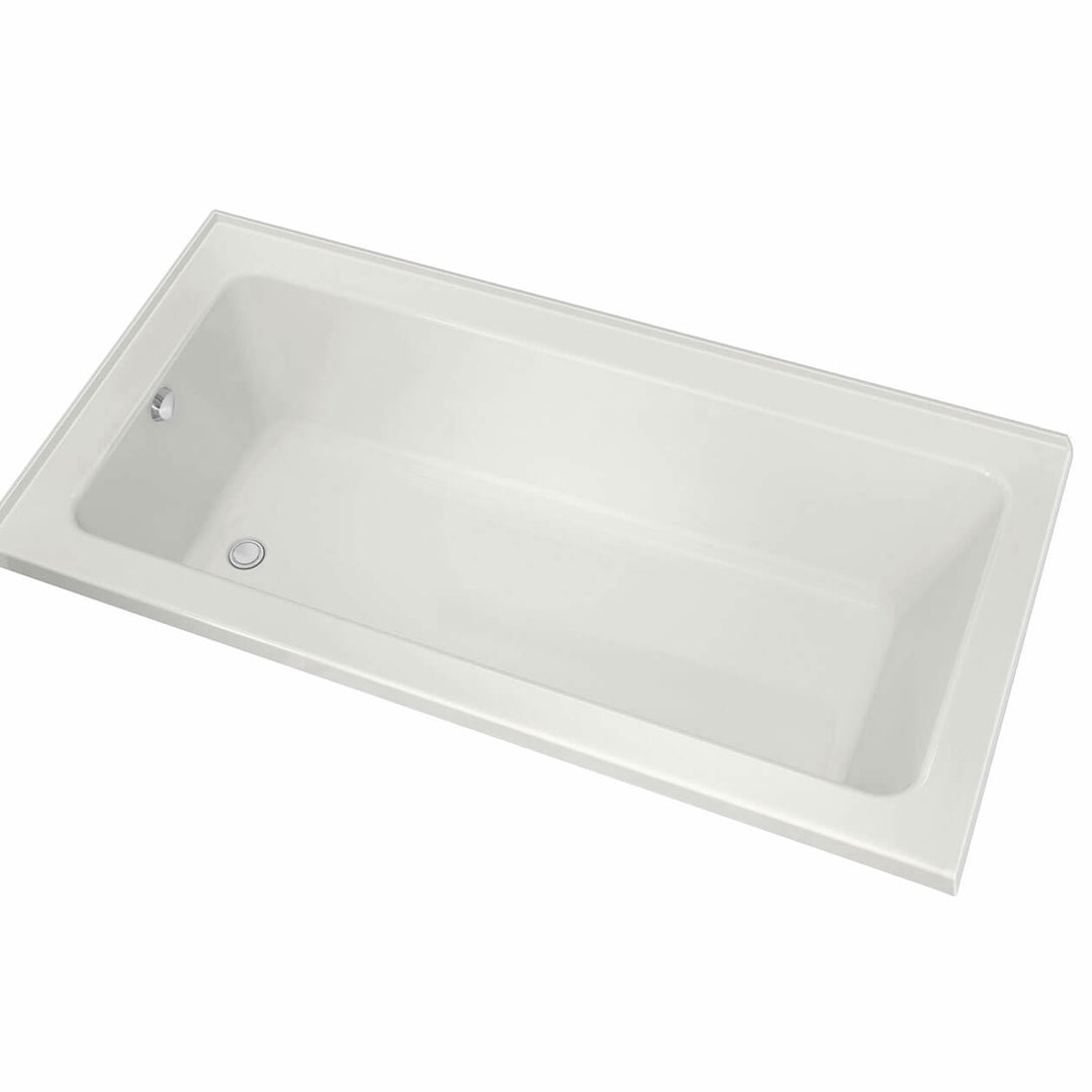 Maax Pose 7236 IF Acrylic Corner Left Left-Hand Drain Bathtub in White