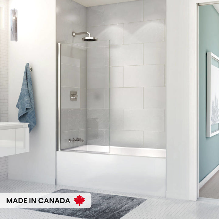 Maax Rubix Access 6030 AFR Acrylic Alcove Left-Hand Drain Bathtub in White