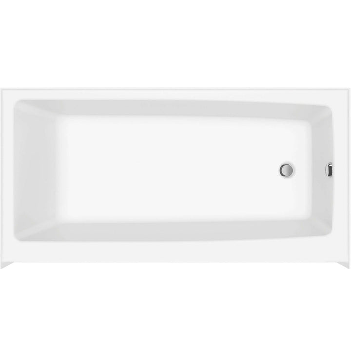 Maax Nomad 6030 AFR AcrylX Alcove Left-Hand Drain Bathtub in White