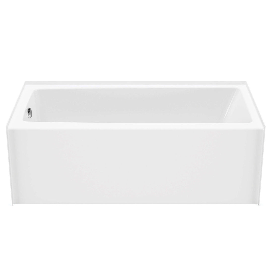 Maax Nomad 6030 AcrylX Alcove Left-Hand Drain Bathtub in White