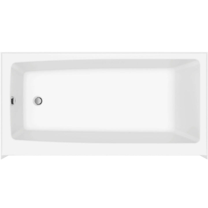 Maax Nomad 6030 AcrylX Alcove Left-Hand Drain Bathtub in White