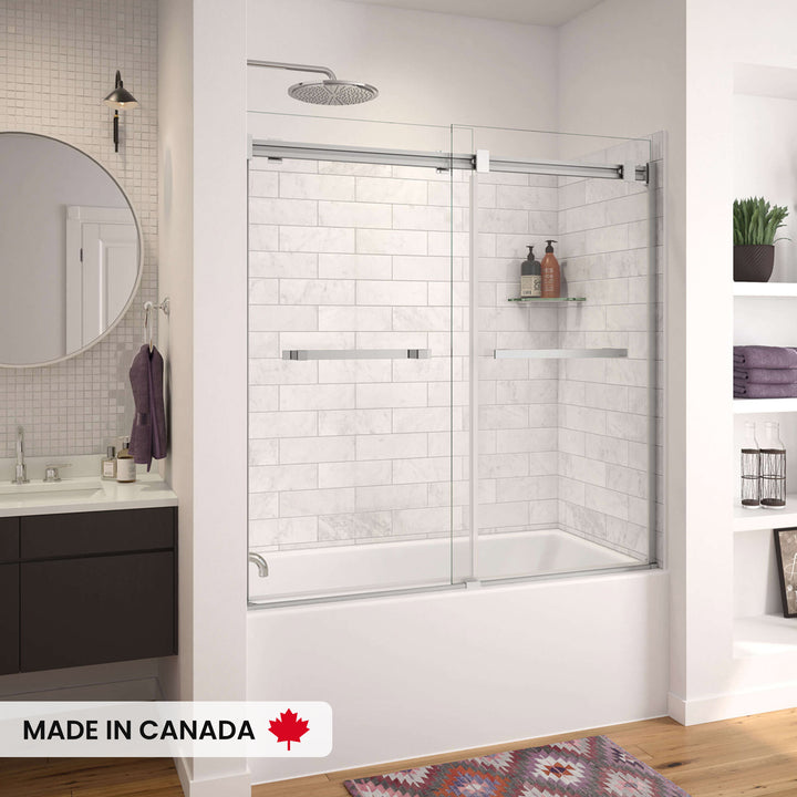 Maax Nomad 6032 AcrylX Alcove Left-Hand Drain Bathtub in White