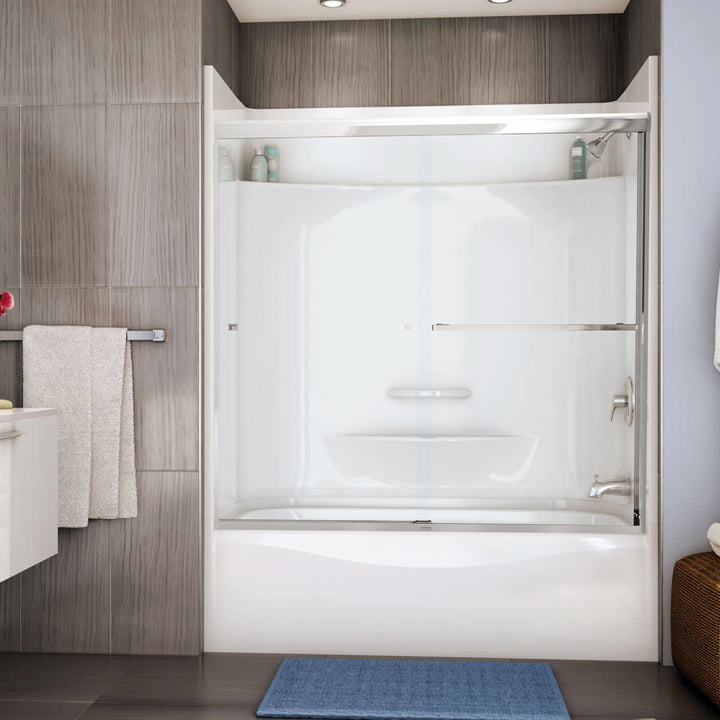 Maax TOF-3060 AFR AcrylX Alcove Left-Hand Drain Bathtub in White