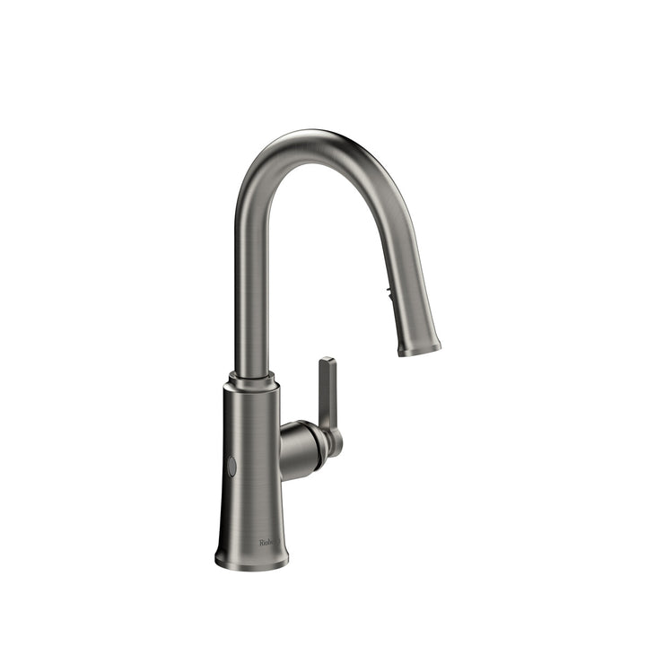 Riobel Trattoria Pull-Down Touchless Kitchen Faucet With C-Spout