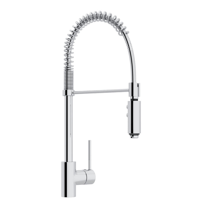 ROHL Pirellone Side Lever Pro Pulldown Kitchen Faucet With Metal Lever Handle