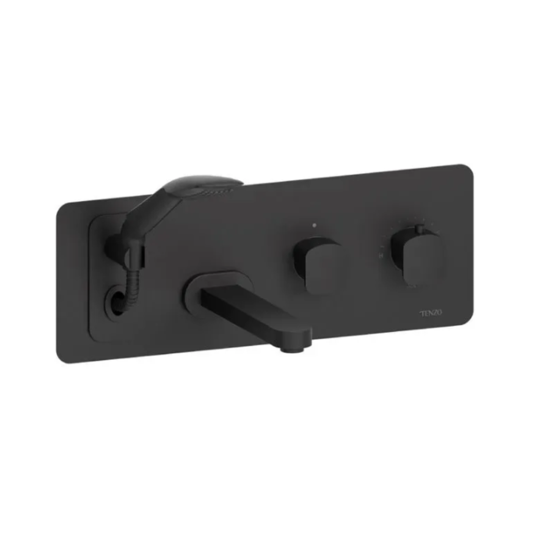 Tenzo Delano Wall mount tub filler with retractable hose DET73-XX