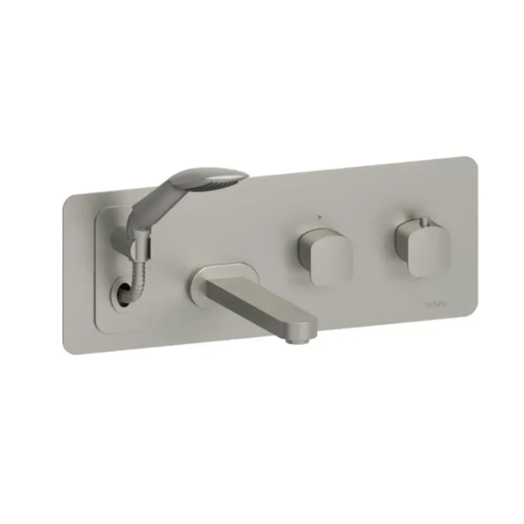 Tenzo Delano Wall mount tub filler with retractable hose DET73-XX