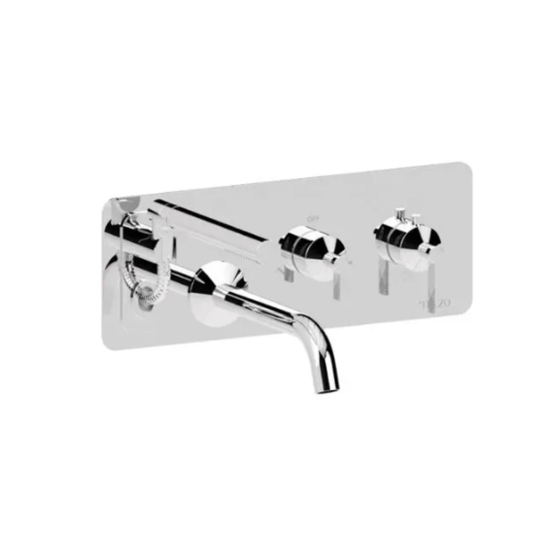 Tenzo Paloma Wall mount tub filler with retractable hose PALT73