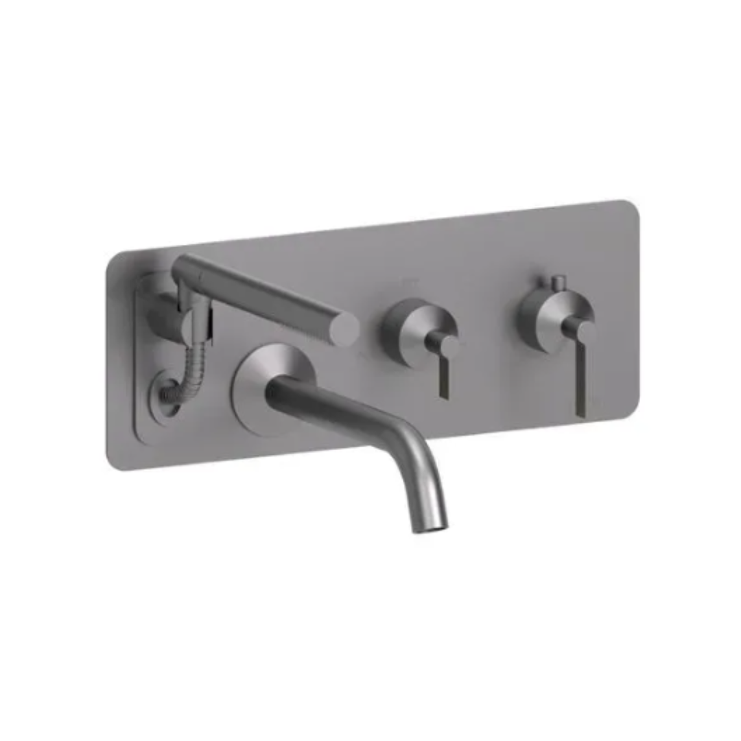 Tenzo Paloma Wall mount tub filler with retractable hose PALT73