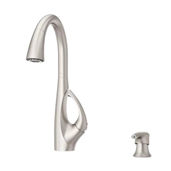 Pfister Jovi 1-Handle Pull-Down Kitchen Faucet With Soap Dispenser
