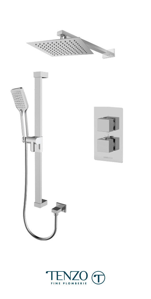 Tenzo SLICK SLT32-20110-CR Shower kit, 2 functions, Slick