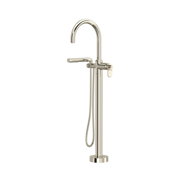 Riobel Arca™ Thermostatic Single Hole Floor Mount Tub Filler Trim
