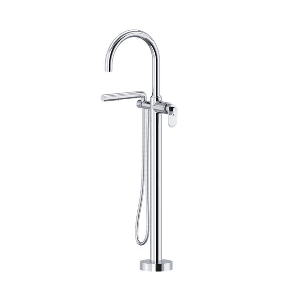 Riobel Arca™ Thermostatic Single Hole Floor Mount Tub Filler Trim
