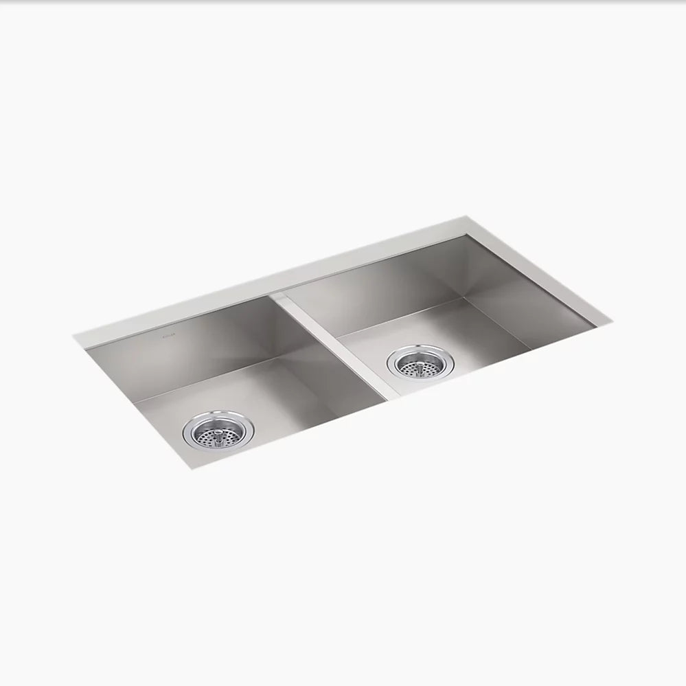 Kohler Vault™ 32" undermount double-bowl kitchen sink  K-25940-NA