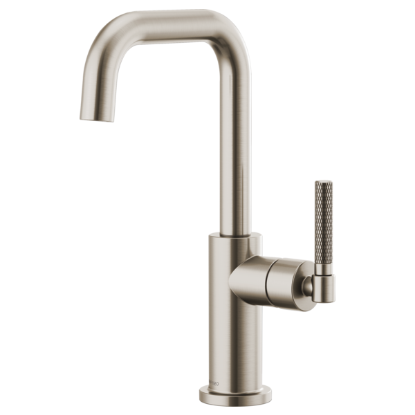 Brizo LITZE 61053LF - Bar Faucet with Square Spout and Knurled Handle Kit