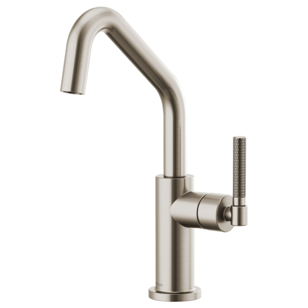 Brizo LITZE 61063LF - Bar Faucet with Angled Spout and Knurled Handle Kit