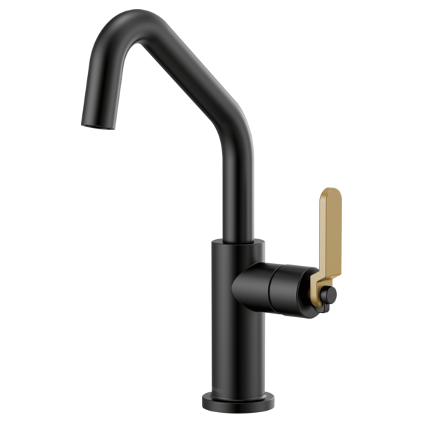 Brizo LITZE 61064LF - Bar Faucet with Angled Spout and Industrial Handle Kit