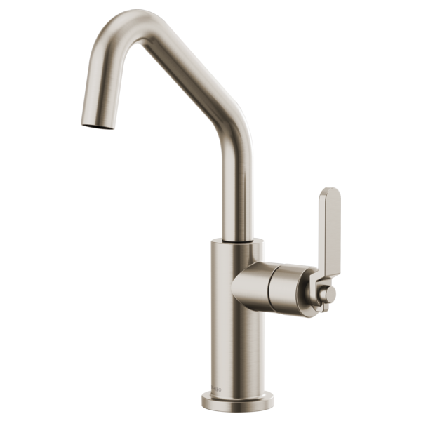Brizo LITZE 61064LF - Bar Faucet with Angled Spout and Industrial Handle Kit