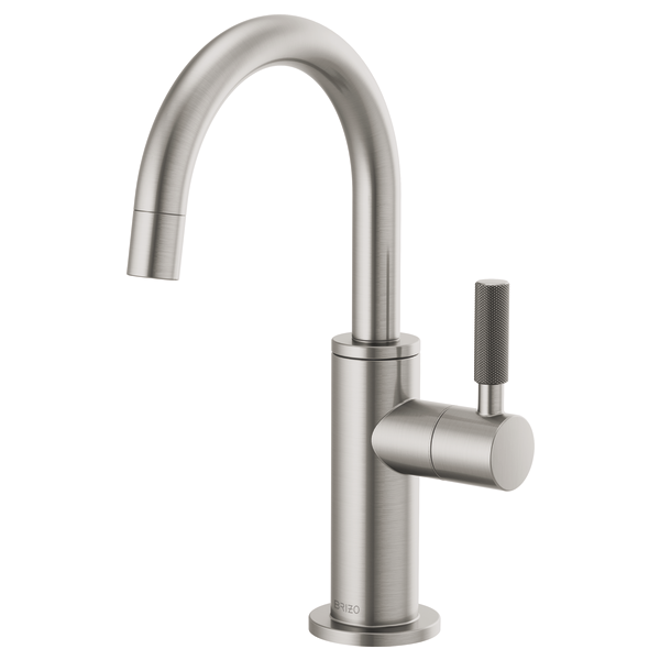 Brizo LITZE 61343LF-C Beverage Faucet with Arc Spout and Knurled Handle