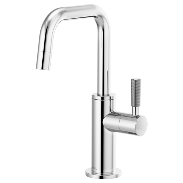 Brizo LITZE 61353LF-C Beverage Faucet with Square Spout and Knurled Handle