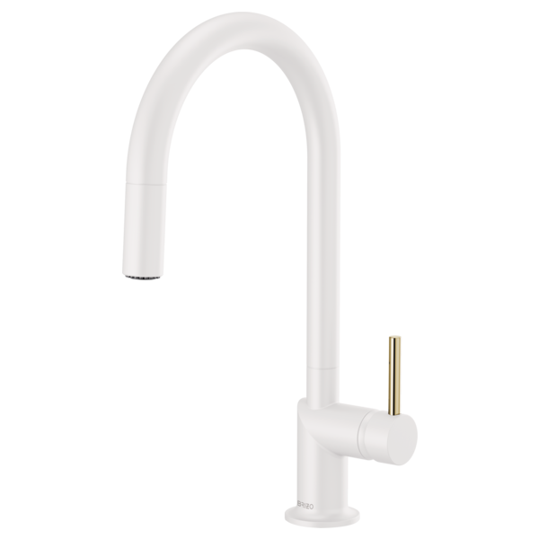 Brizo JASON WU FOR BRIZO™ 63075LF-MWLHP SmartTouch® Pull-Down Prep Kitchen Faucet with Square Spout - With 3 handle options to select