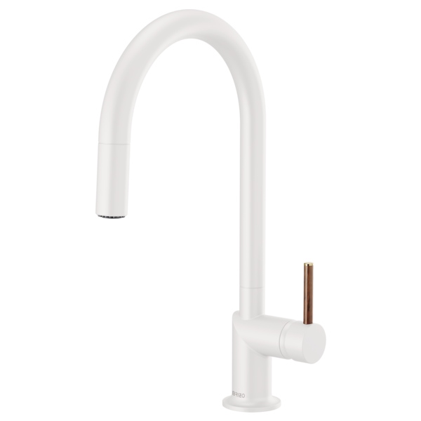 Brizo JASON WU FOR BRIZO™ 63075LF-MWLHP SmartTouch® Pull-Down Prep Kitchen Faucet with Square Spout - With 3 handle options to select