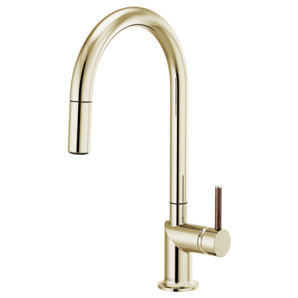 Brizo ODIN 63075LF-Pull-Down Faucet with Arc Spout - 2 Handle options to choose