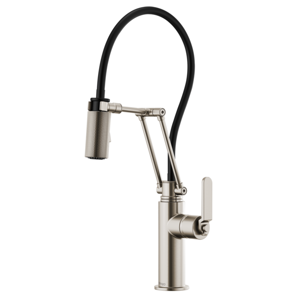 Brizo LITZE Articulating Faucet with Industrial Handle