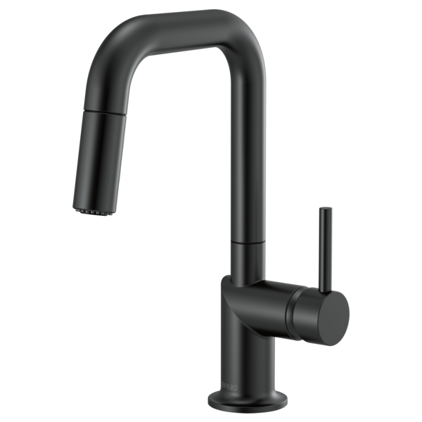 Brizo LITZE 64043LF-SmartTouch Pull-Down Kitchen Faucet with Arc Spout and Knurled Handle