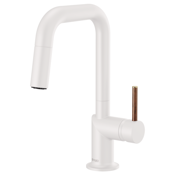 Brizo JASON WU FOR BRIZO™ 63965LF-MWLHP SmartTouch® Pull-Down Prep Kitchen Faucet with Square Spout - With 3 handle options to select