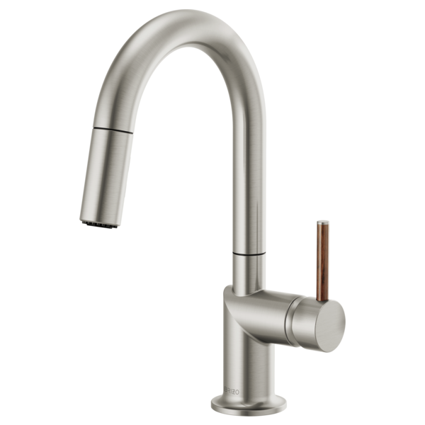 Brizo ODIN 63975LF-Pull-Down Prep Faucet with Arc Spout - 2 Handle options to choose