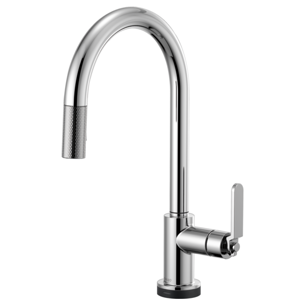 Brizo LITZE 64044LF - SmartTouch Pull-Down Kitchen Faucet with Arc Spout and Industrial Handle