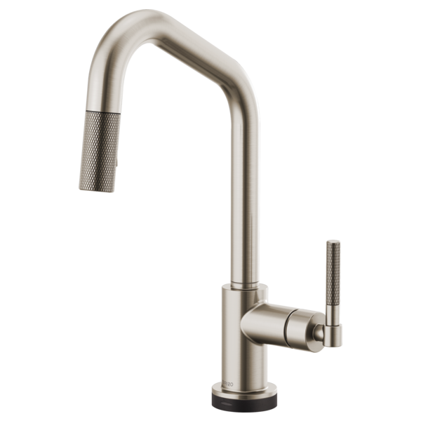Brizo LITZE 64063LF-SmartTouch Pull-Down Kitchen Faucet with Angled Spout and Knurled Handle