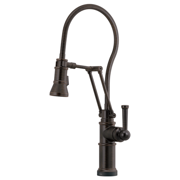 Brizo ARTESSO 64125LF SmartTouch Articulating Kitchen Faucet With Finished Hose
