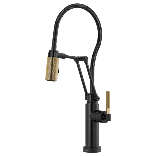 Brizo LITZE 64143LF-SmartTouch® Articulating Kitchen Faucet With Finished Hose
