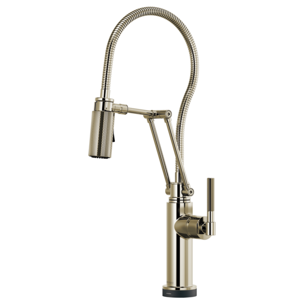 Brizo LITZE 64143LF-SmartTouch Articulating Kitchen Faucet With Finished Hose