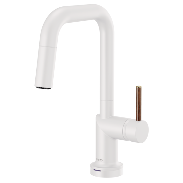 Brizo JASON WU FOR BRIZO™  64965LF-MWLHP SmartTouch® Pull-Down Prep Kitchen Faucet with Square Spout - With 3 handle options to select