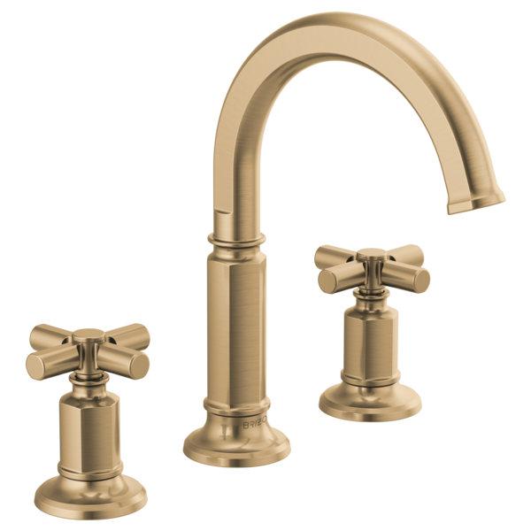 Brizo INVARI 65376LF Widespread Lavatory Faucet with Arc Spout - Less Handles 1.2 GPM