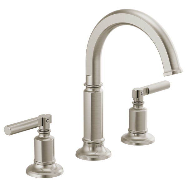 Brizo INVARI 65376LF Widespread Lavatory Faucet with Arc Spout - Less Handles 1.2 GPM